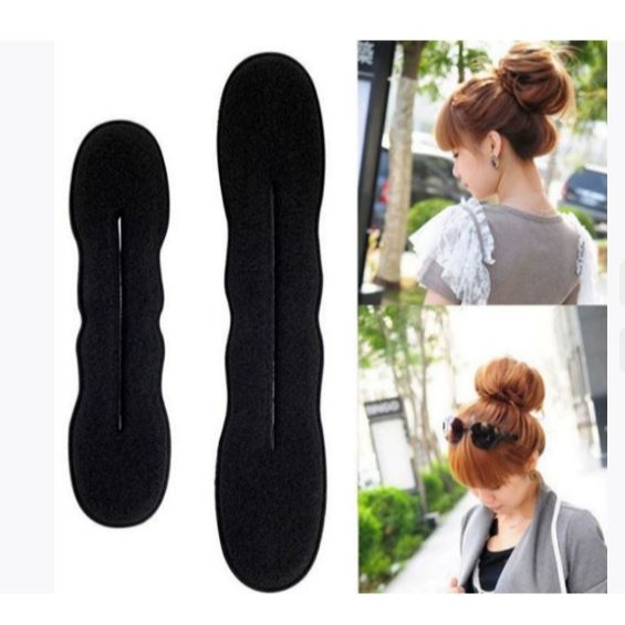 🇹🇼拉拉Lala＇s 熱賣 新款花樣 海綿盤發器 丸子頭 盤發棒工具44-3-細節圖2