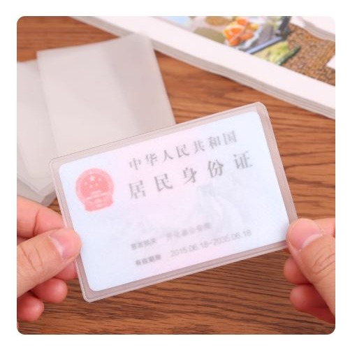 🇹🇼拉拉Lala＇s 透明無印字證件套/卡套/身份證套/信用卡銀行卡會員卡套 1元31-4-細節圖5