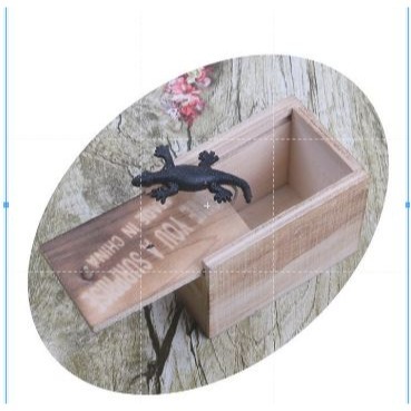 🇹🇼拉拉Lala＇s 整蠱嚇一跳木盒整人惡搞小蟲盒子蜘蛛盒 嚇人恐怖小木盒35-3-細節圖5