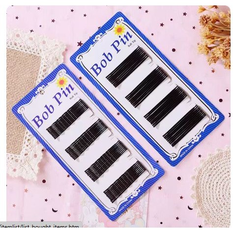 🇹🇼拉拉Lala＇s 一字小邊夾 發夾 盤發器 固定夾 小鋼夾 一卡約36支 44-7-細節圖3