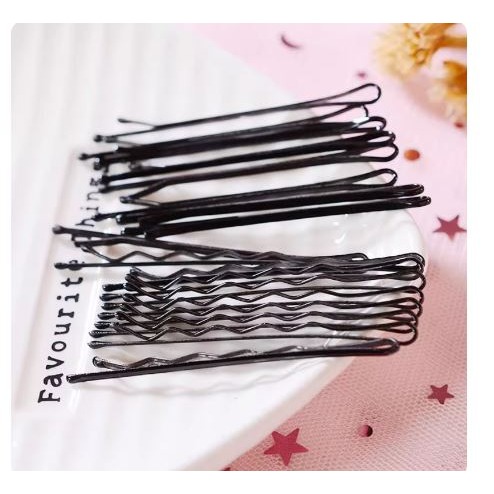 🇹🇼拉拉Lala＇s 一字小邊夾 發夾 盤發器 固定夾 小鋼夾 一卡約36支 44-7-細節圖4