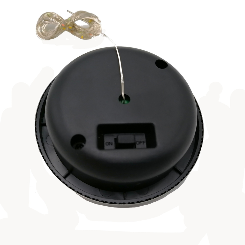 🇹🇼拉拉Lala＇s 光控太陽能燈 30LED防水太陽能庭院燈別墅花園法式裝飾裂紋玻璃掛燈景觀佈置[03-3]-細節圖4