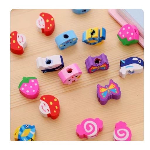 🇹🇼拉拉Lala＇s 創意橡皮擦 可愛橡皮頭學習禮品獎品 隨機34-4-細節圖2