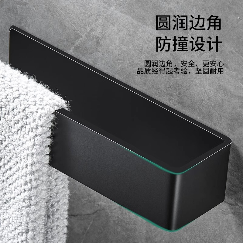 🇹🇼拉拉Lala＇s 浴室歐式毛巾架簡約置物架衛浴浴巾架多功能廁所收納架抹布掛架-細節圖5