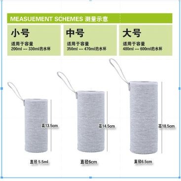 🇹🇼拉拉Lala＇s 潛水料杯套玻璃杯套保溫杯套檸檬杯套水杯套奶瓶套 9-5-細節圖2