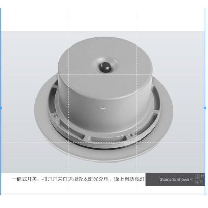 🇹🇼拉拉Lala＇s 光控太陽能燈 不鏽鋼+鑄鋁8LED 太陽能地埋燈 埋地燈草坪燈地板燈[02-3]-細節圖8