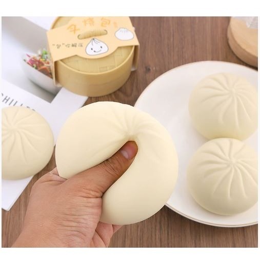 🇹🇼拉拉Lala＇s 大號模擬包子發洩捏捏樂慢回彈叉燒包假麵食小籠包/28-7-細節圖7