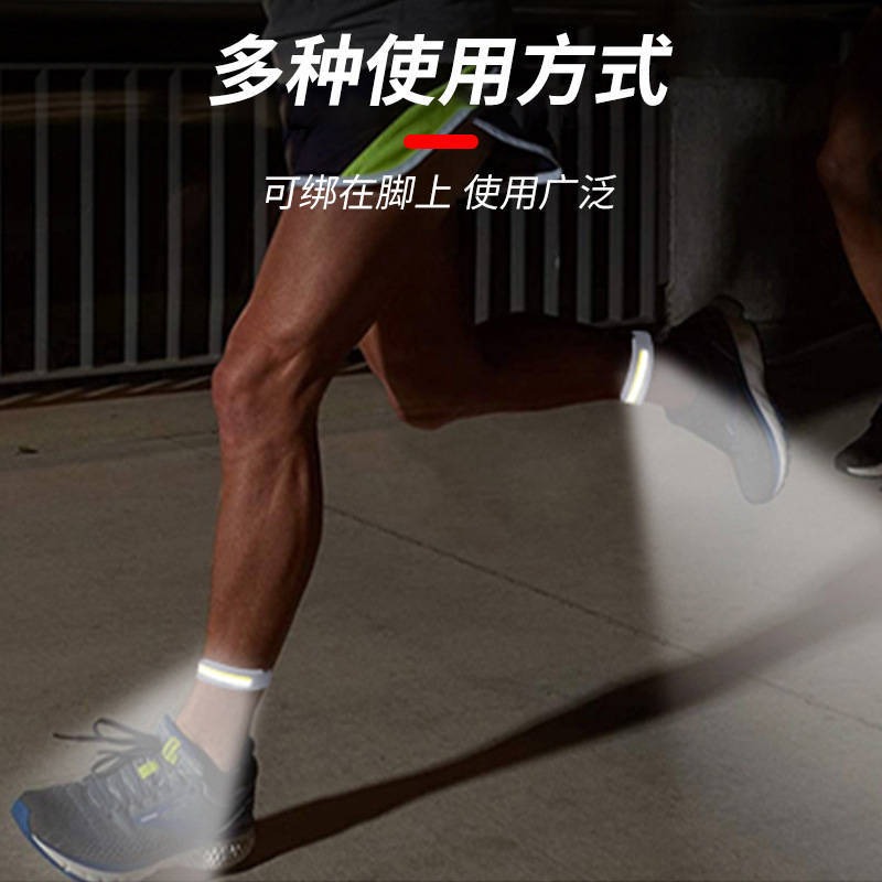 🇹🇼拉拉Lala＇s  COB夜跑騎行手電筒強光戶外充電超輕迷你手腕燈安全跑步背包燈[013-3]-細節圖3