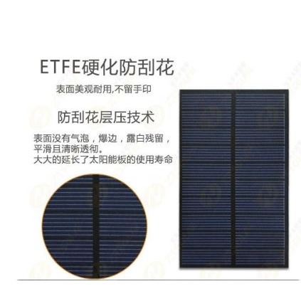 🇹🇼拉拉Lala＇s 太陽能板組件 多晶5V6V250-300maDIY配件充電太陽能電池板發電板-細節圖5