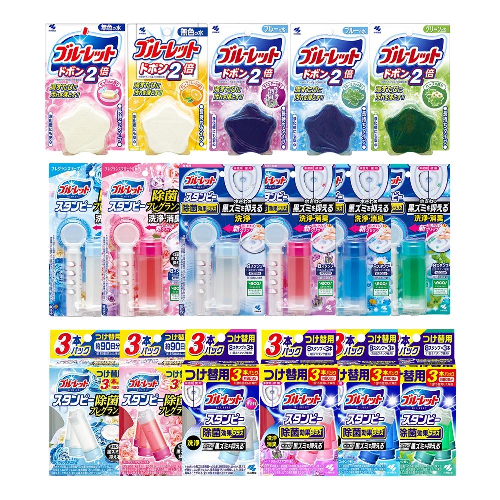 【省錢大賣場】現貨!!小林製藥 馬桶除臭 香氛花瓣型凝膠/BLUELET馬桶水箱2倍芳香清潔錠-細節圖2