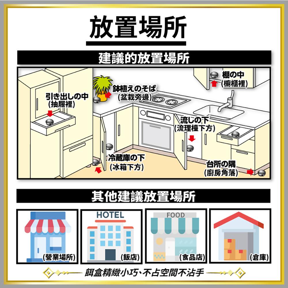 日本!!興家安速 小黑帽蟑螂餌劑12入即期品出清-細節圖7