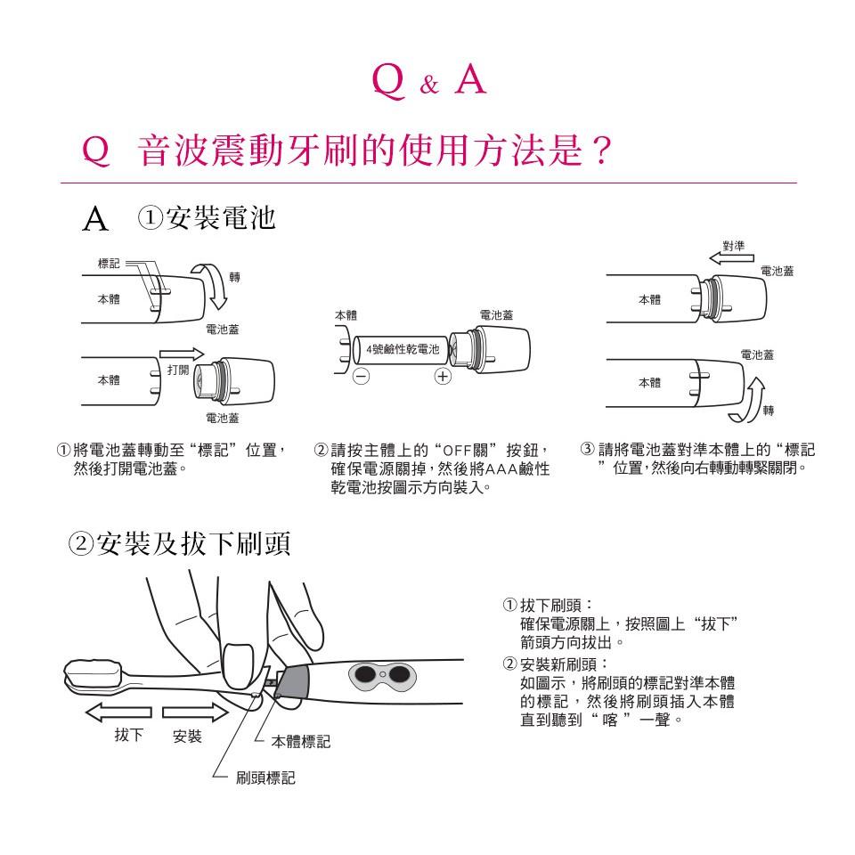 現貨!!日本LION獅王 細潔適齦佳音波震動牙刷/刷頭 (顏色隨機出貨)-細節圖7