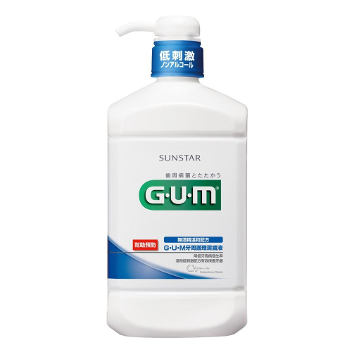 現貨!!GUM牙周護理潔齒液 漱口水(無酒精) 960ml/500ml