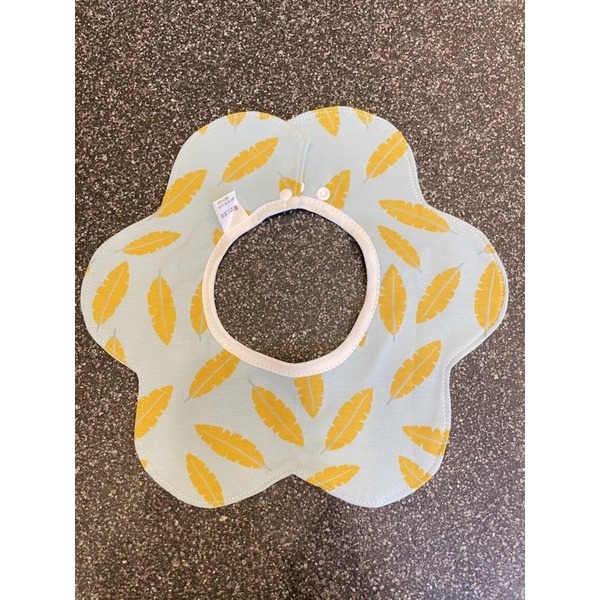 嬰兒圍兜兜 三層純棉防水口水巾 360度可旋轉圍兜兜-規格圖6