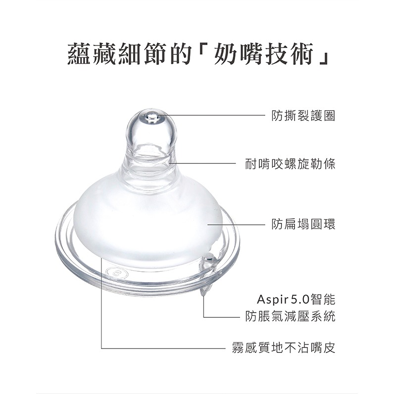 小獅王辛巴蘊蜜鉑金PPSU寬口防脹氣奶瓶200ml (附圓孔S奶嘴)-細節圖8