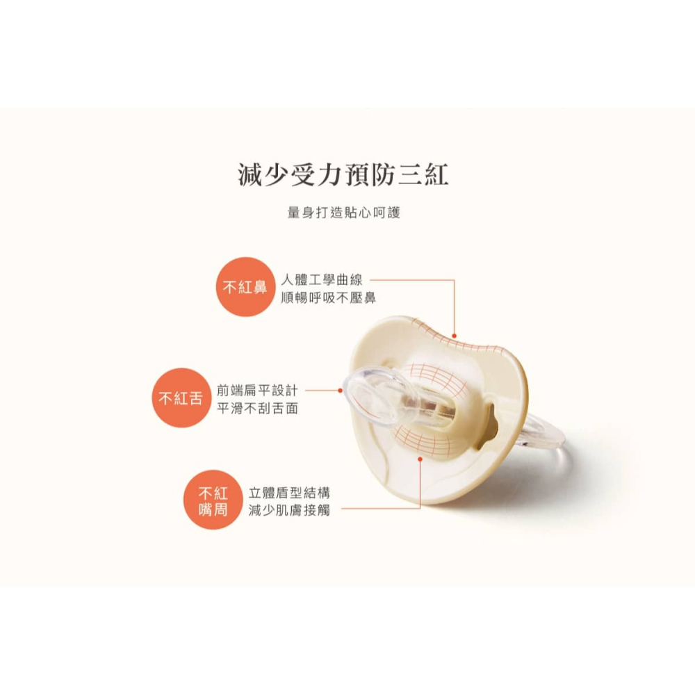 小獅王辛巴Simba蘊蜜超柔拇指安撫奶嘴(晨藍/栗粉/杏茶/綠沐) 6M+ S1920-S1924-細節圖6