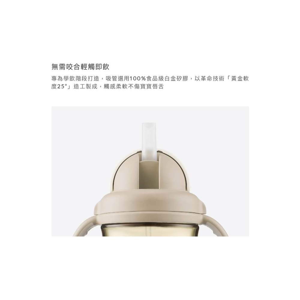 小獅王辛巴好樂飲PPSU防漏滑蓋學習水杯250ml(可可杏/悠悠粉/安安藍)-細節圖6