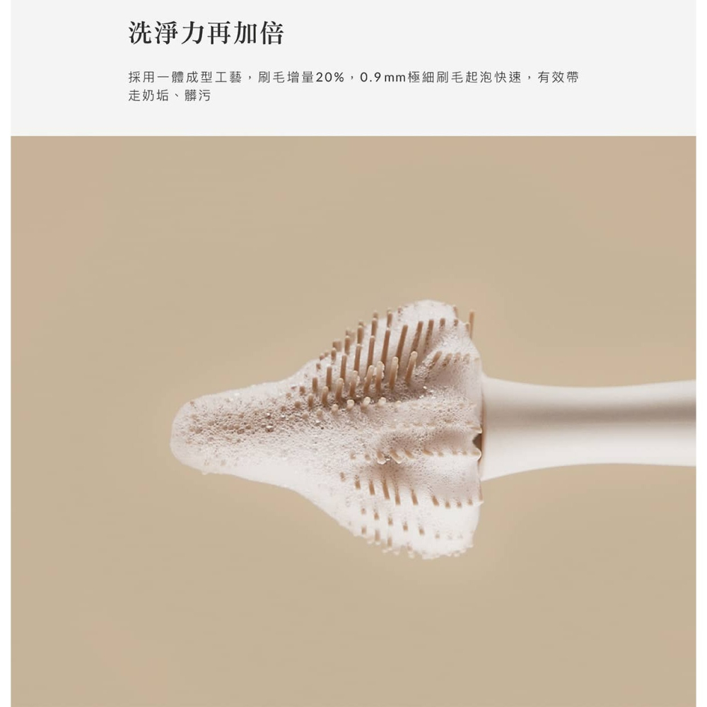 小獅王辛巴 Simba超柔無垢白金矽膠奶嘴刷 *此款採隨機出貨，不挑色-細節圖3