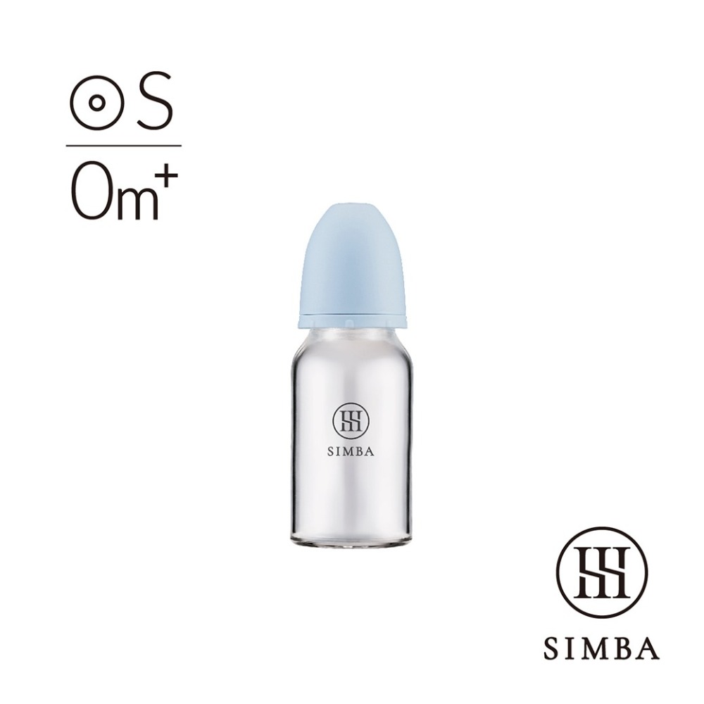 小獅王辛巴 Simba蘊蜜質金玻璃標準防脹氣奶瓶120ml(附附圓孔S)-規格圖4