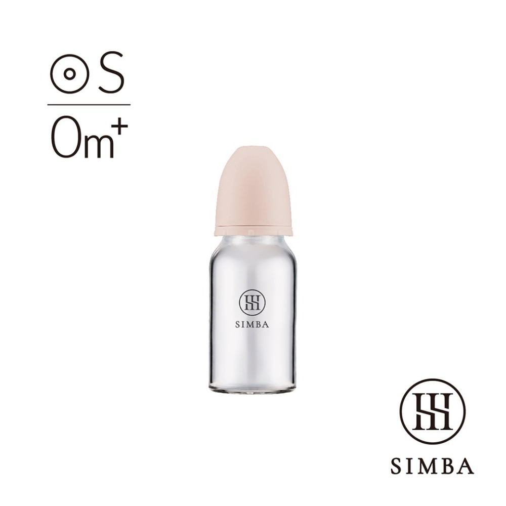 小獅王辛巴 Simba蘊蜜質金玻璃標準防脹氣奶瓶120ml(附附圓孔S)-規格圖4