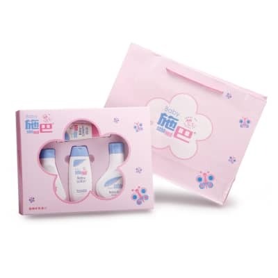 施巴 Sebamed 嬰兒粉紅花語禮盒 媽媽口碑最愛嬰兒品牌！10784