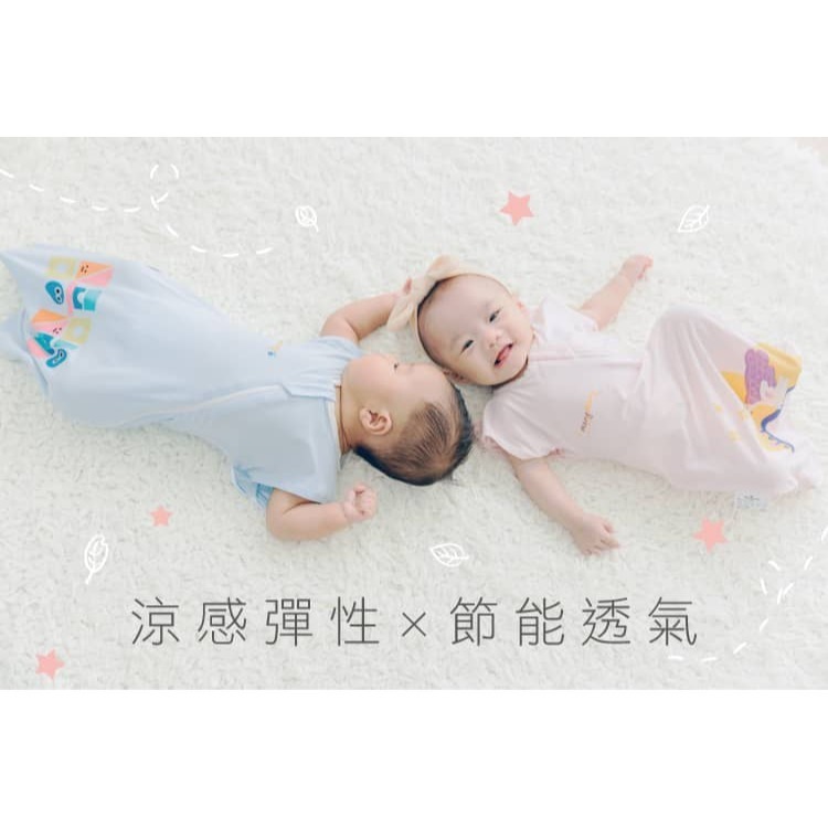 【小鹿蔓蔓】 涼感竹纖維Bedtime嬰兒包巾(S)24641/24643/24645顏色隨機，恕不挑色-細節圖3