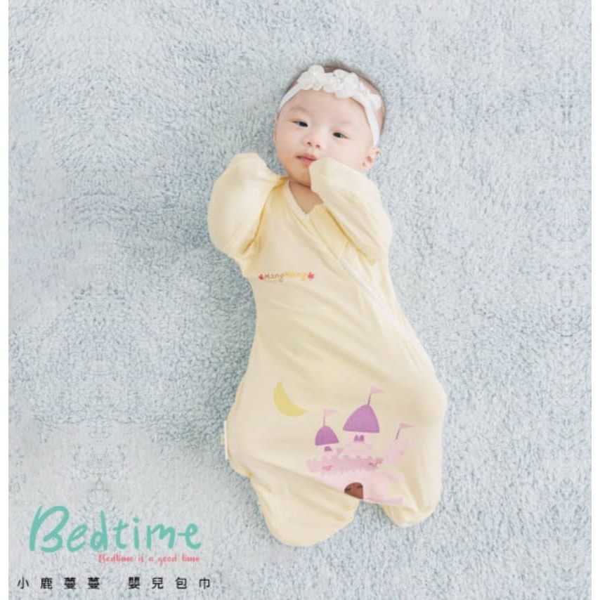 【小鹿蔓蔓】 涼感竹纖維Bedtime嬰兒包巾(M)24651/24653/24655/24657顏色隨機，恕不挑色-細節圖2