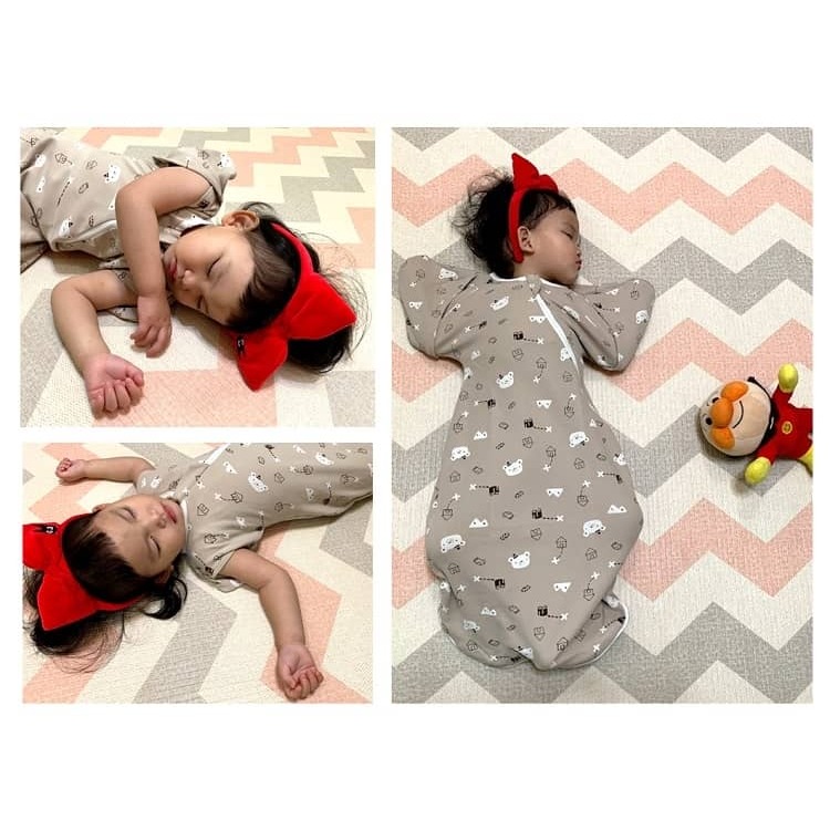 【小鹿蔓蔓】Bedtime嬰兒包巾睡袋 睡袍 懶人包巾(尺寸S/M/L)24601-細節圖8