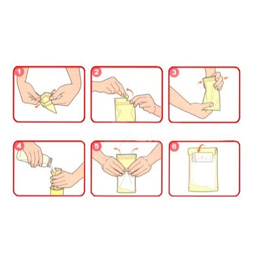 黃色小鴨 PiYO PiYO 母乳冷凍袋(160ml) 20入 88145-細節圖2