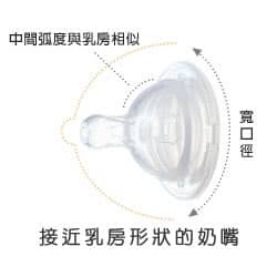 黃色小鴨 寬口徑 奶嘴-雙氣孔奶嘴 3入  十字型3入(M)   3個月以上-細節圖2