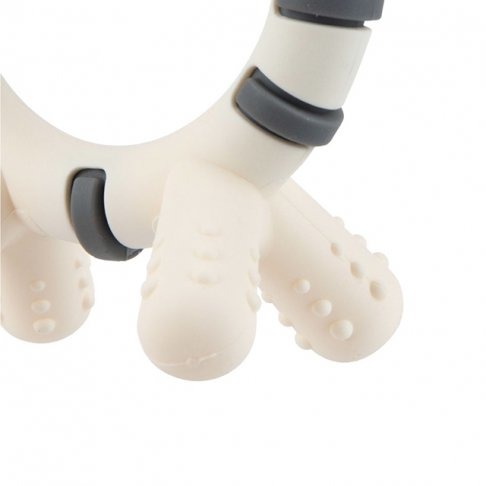 NUBY童趣造型動物矽膠固齒器-斑馬-細節圖2