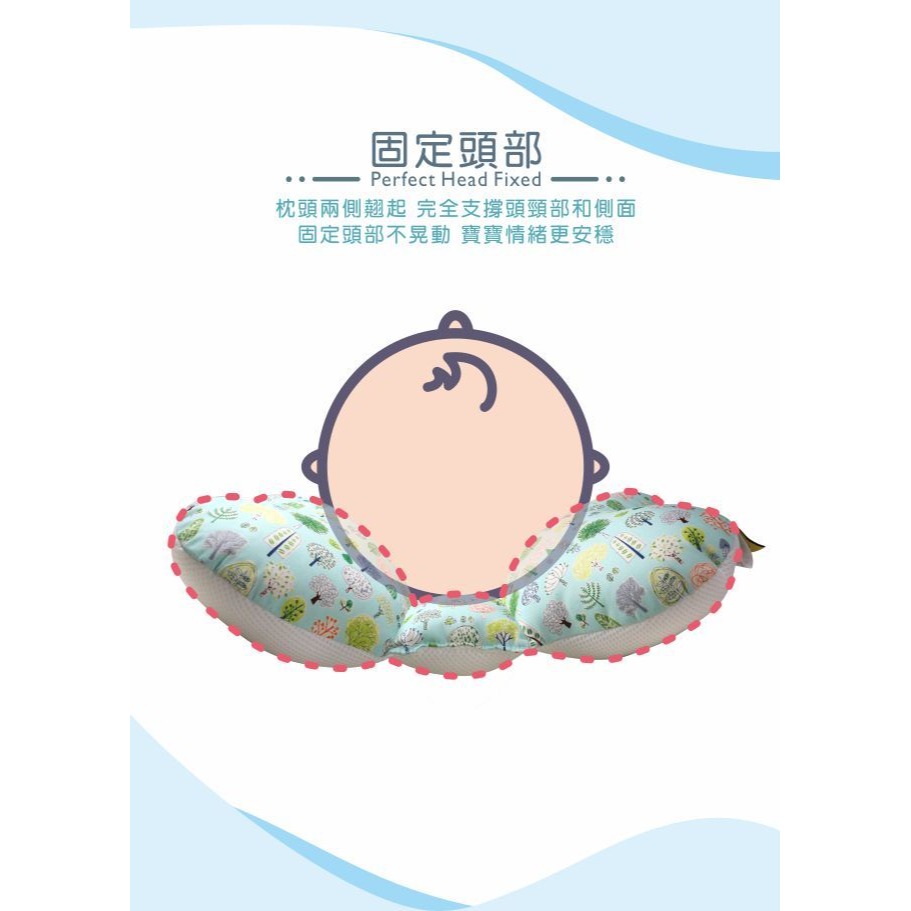 PUKU藍色企鵝 LoDo透氣樂豆枕 北歐圓點 P33144-細節圖3