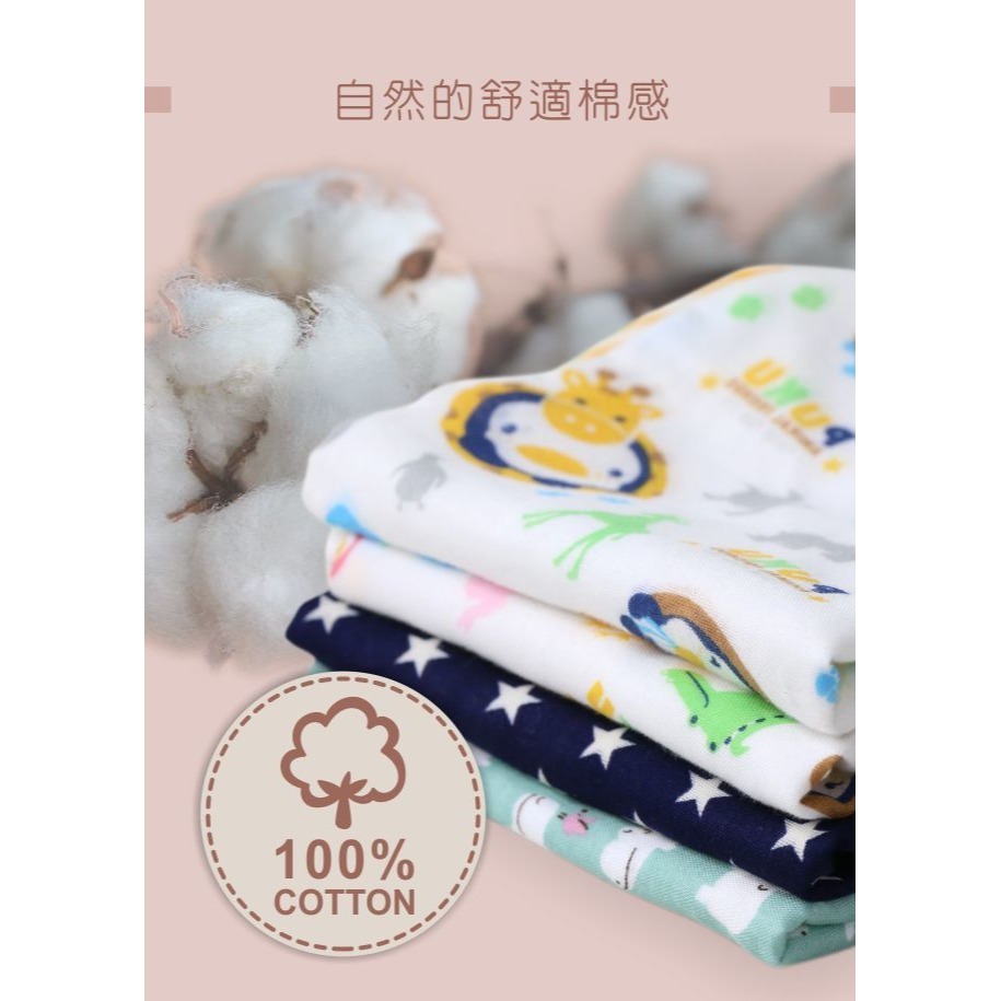 PUKU藍色企鵝 棉柔兩用揹巾口水兜 (水色) 口水巾 圍兜 揹巾口水巾 P26234-細節圖5