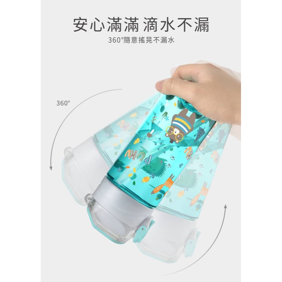 PUKU藍色企鵝 掀蓋運動吸管水壺-(四色)P14742 *顏色隨機，恕不挑色-細節圖5