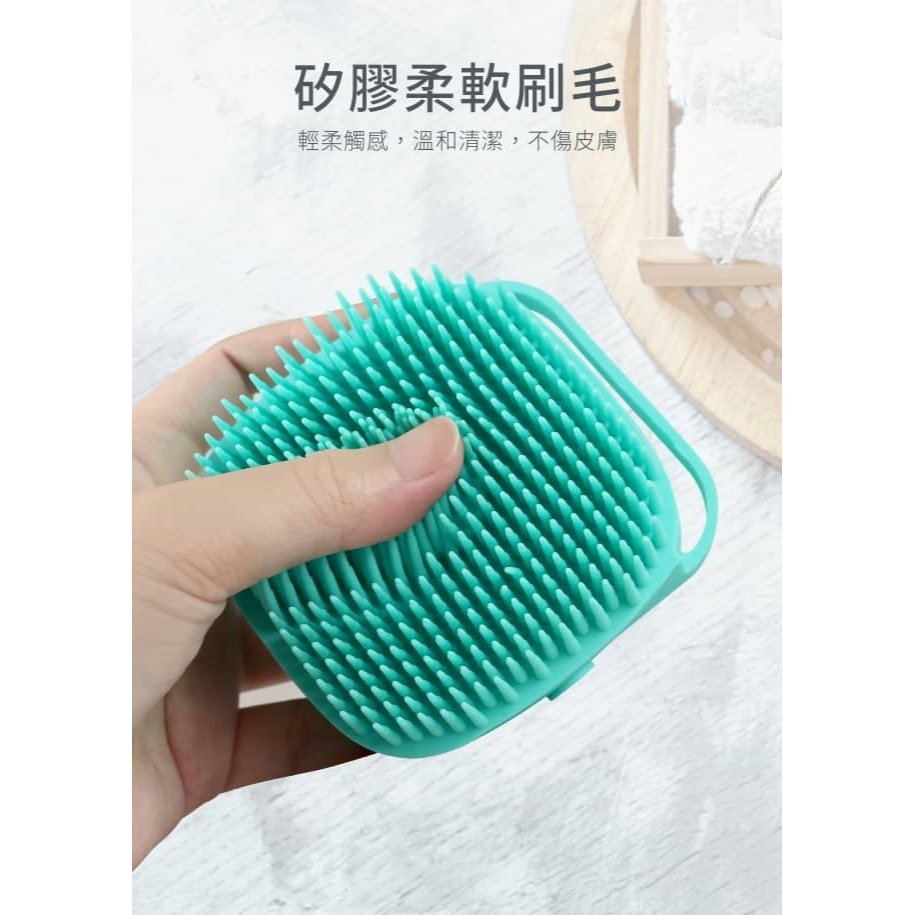 PUKU藍色企鵝 矽膠沐浴刷 洗澡刷 P16002 *顏色隨機，恕不挑色-細節圖2