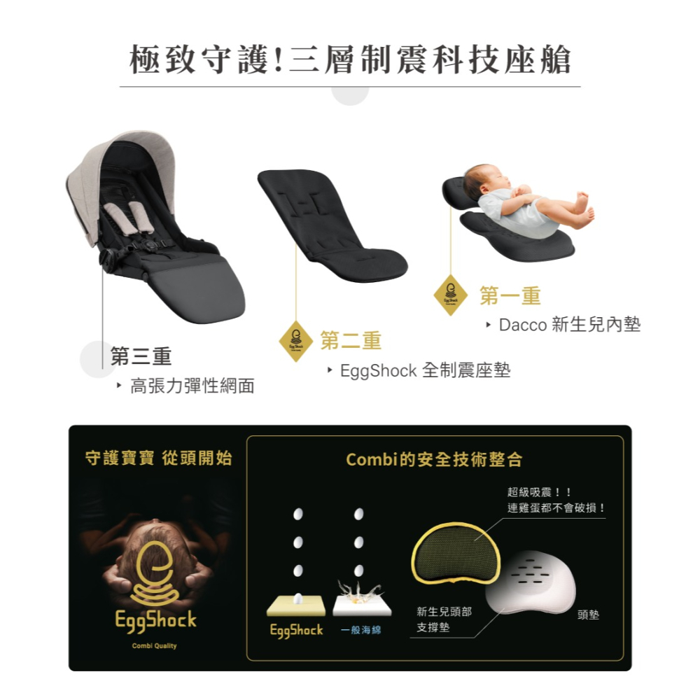 Combi 康貝 Citta手推車 (墨玉黑)雙向推車 雙向手推車 可登機 輕量化 自動收摺-細節圖8