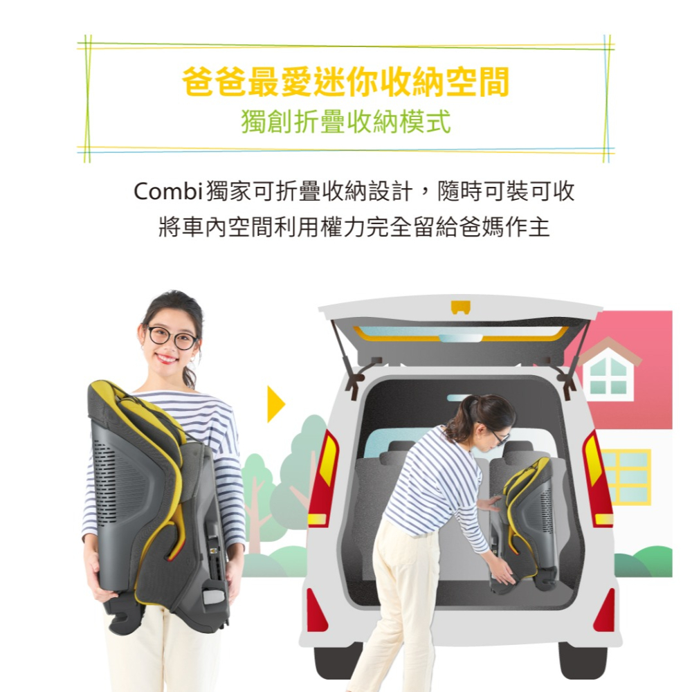 Combi 康貝 Shelly巧虎特別版 2-12歲ISO-FIX成長型汽車安全座椅 僅支援isofix-細節圖4