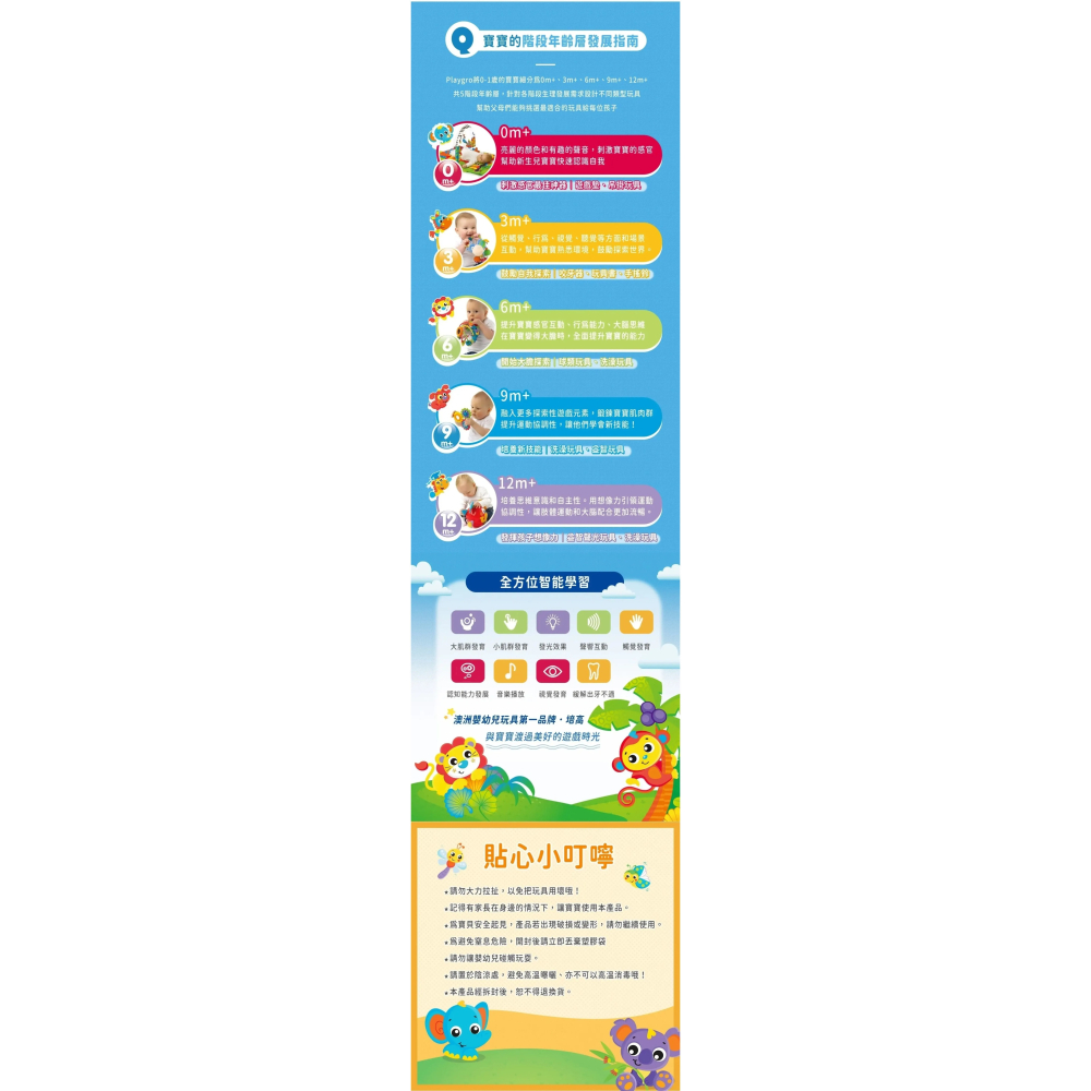 Playgro 培高 多合一學習成長球 88621-細節圖2