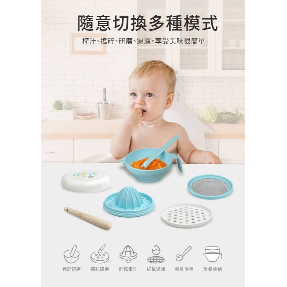 PUKU 藍色企鵝 幼兒離乳研磨器P14101－899-細節圖2