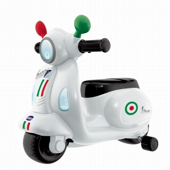 Chicco 偉士牌摩托滑步車/學步車/平衡車/助部車 義大利原裝進口 (紅色/蜜桃紅/白色)-細節圖2