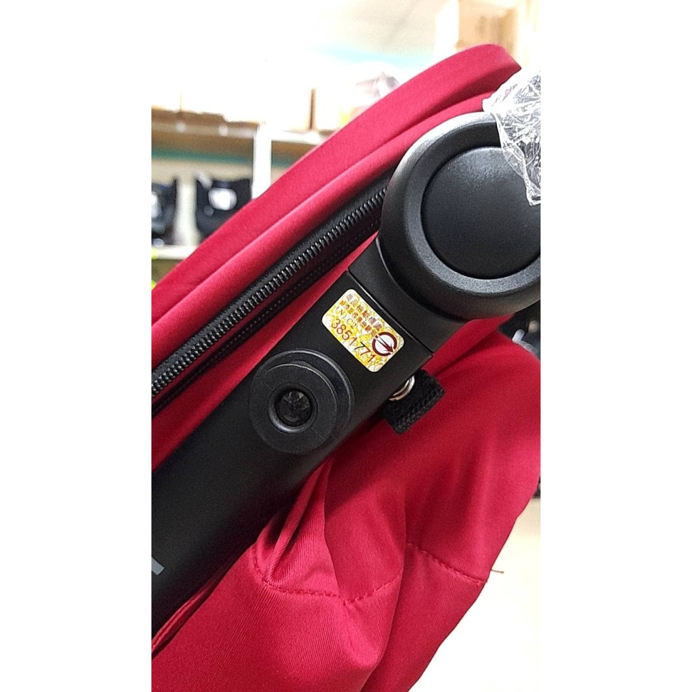 (送雨罩OR蚊帳)德國ABC Design OKINI auto單向輕量鋁合金手推車公司貨 (莓果紅)-細節圖2