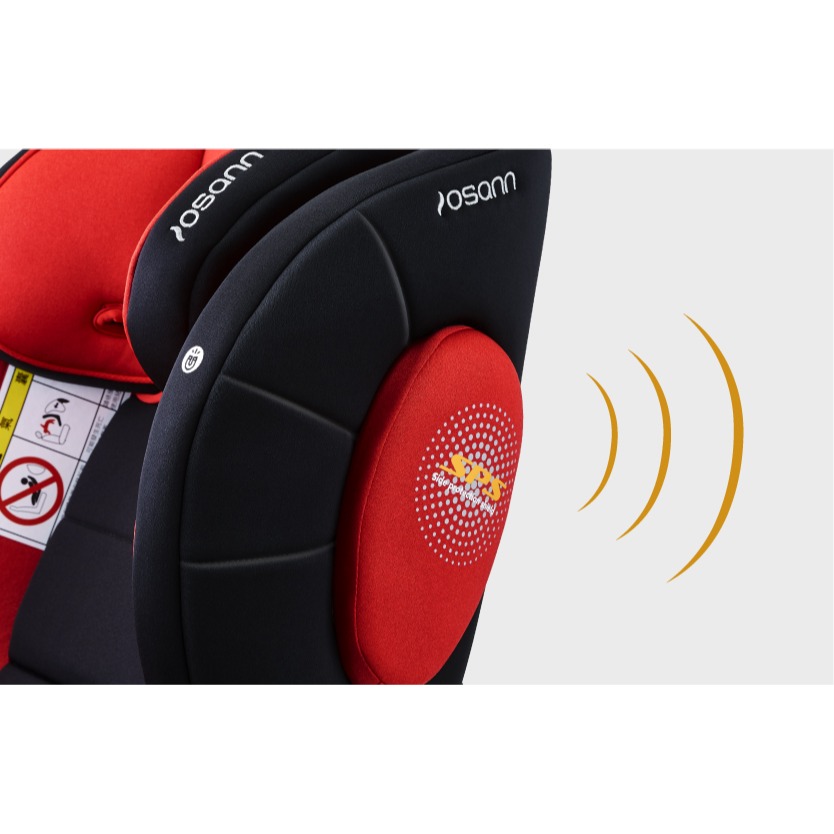 Osann Cleo360 i-Size 支援isofix 曜石黑-細節圖3