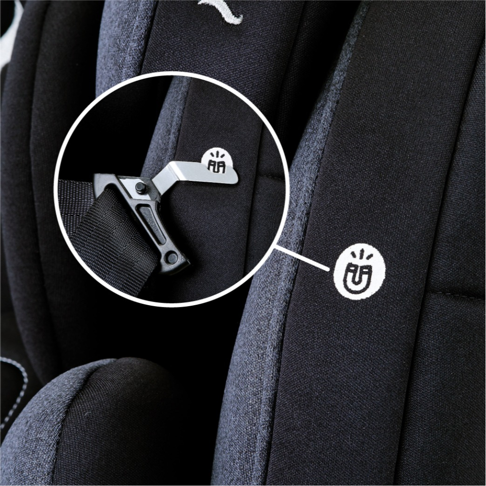Osann Cleo360 i-Size 支援isofix 曜石黑-細節圖6