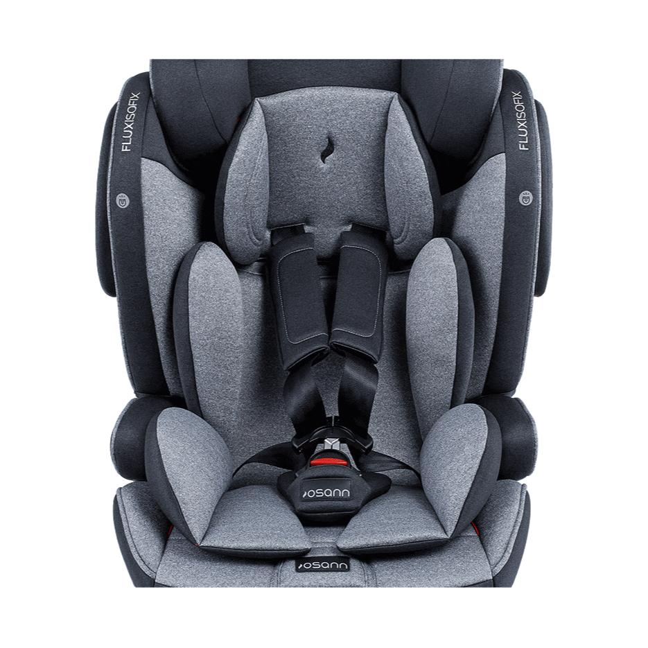 歐頌Osann Flux Isofix安全汽座 成長型汽車座椅 (2-12歲/9-36kg)(曜石黑)-細節圖3