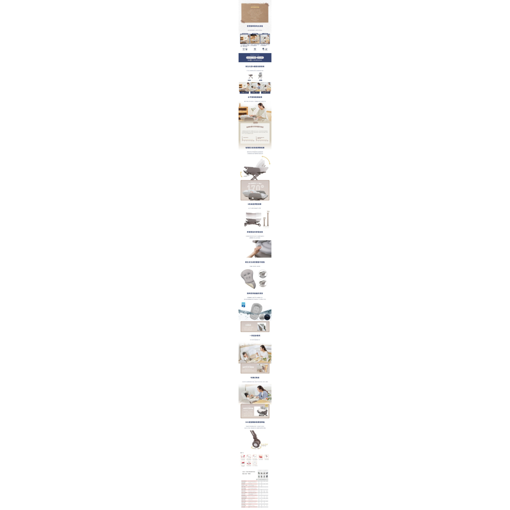 Aprica愛普力卡 標準款0-4歲手動安撫餐搖床椅YuraLism Smart 餐搖椅 藍海樂園-細節圖2