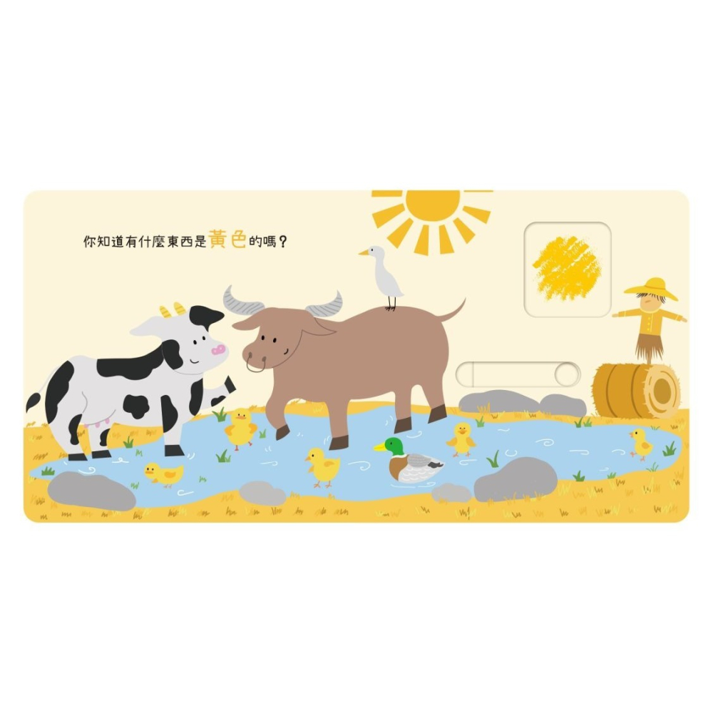 禾流文創 動手滑滑滑-顏色 有聲書 學習書 互動書 48209-細節圖2