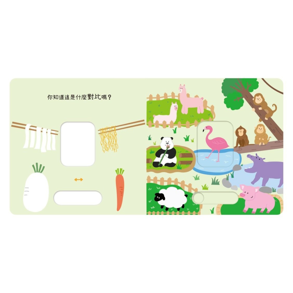禾流文創 動手滑滑滑-對比 有聲書 學習書 互動書 48211-細節圖3