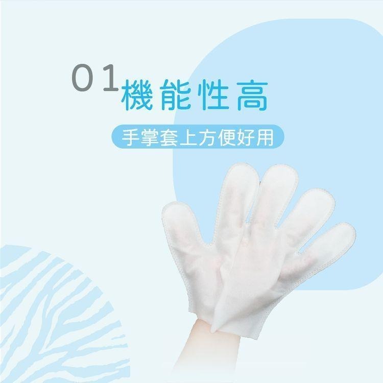 宏瑋KogiPet 貓用 清潔手套 6入/包 純水 不含酒精 添加維他命B5 乾洗手套-細節圖4