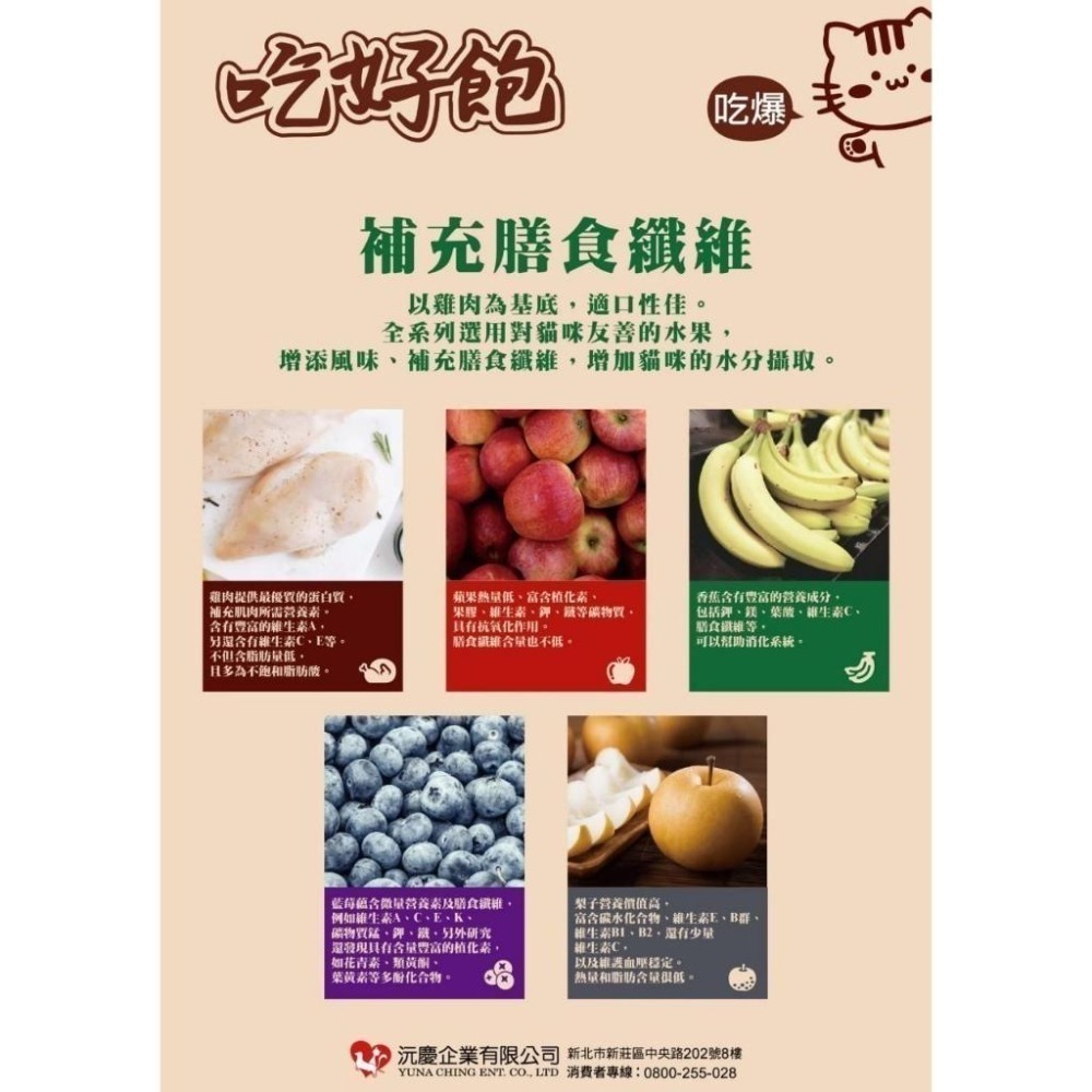 IPET 艾沛 吃好飽貓罐 水果罐 100g 水果系列 雞肉底 貓咪罐 副食罐-細節圖4