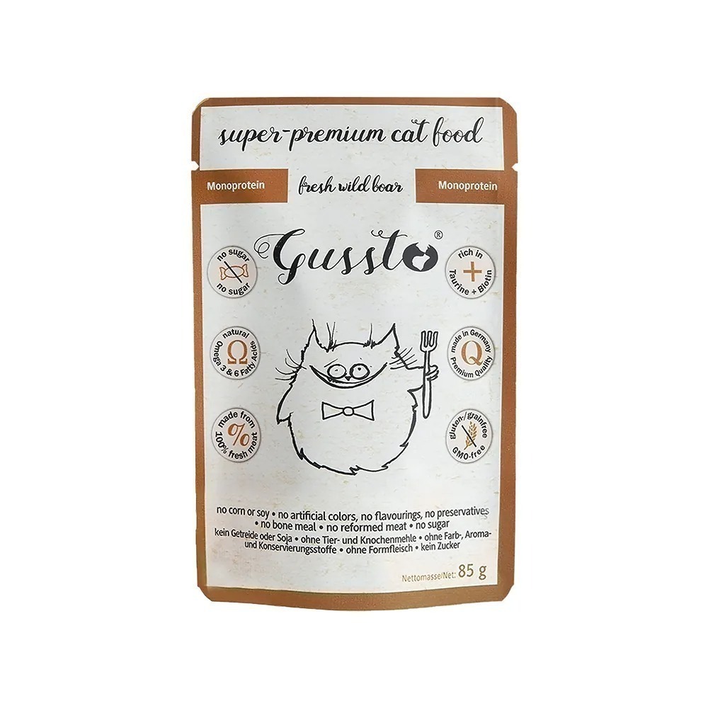德國 GUSSTO 惡魔喵 天然無穀主食餐包 小惡魔 貓咪主食 貓主食餐包-規格圖5